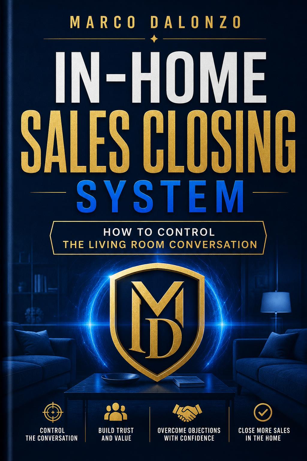 In-Home Sales Closing System™ book cover by Marco Dalonzo